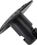 Extra Large Plastic Quarter Turn Fasteners Pack Of 10 Quick Grab Bump Latches With Half Inch Grip For Toolboxes Gear Bags And Vehicle Hoods Snug Click Lock Easy Pro Setup Black angled view of latch head.