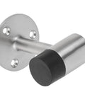 Heavy Duty Zinc Alloy Door Stopper For Bedroom And Balcony Doors Quiet Windproof Design With Rubber Head Pet Safe Keeps Doors From Slamming