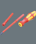 Kraftform Kompakt VDE Changeable Blade Set With 18 Interchangeable Blades, Compact Multi Component Handle shown with two blades