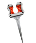 Easy Install Garden Hose Guide Spikes Top Roller No Tools Boost Irrigation Efficiency Quick Hose Positioning Lawn Spikes Holder