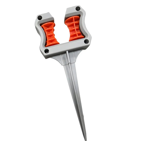Easy Install Garden Hose Guide Spikes Top Roller No Tools Boost Irrigation Efficiency Quick Hose Positioning Lawn Spikes Holder