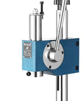 Bad Workhorse Manual Arbor Press Rock Solid 1100 Lb Capacity with blue finish and red handle for precise metal bending and stamping
