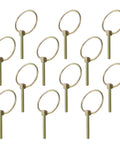 Heavy Duty Lynch Pins With Locking Clips 12 Pack 3/16 Inch Trailer Hitch Pin Kit for tractors and mowers, 4.5x36mm view