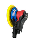 Pneumatic Orbital Palm Sander With Central Vacuum For Dust Busting Finishing 11,000 RPM Double Sealed Lubrication Free
