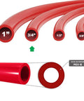 3/4 Inch PEX B Red Tubing 300 Ft For Hot Water And Potable Water Lines Indoor Outdoor Use Budget Friendly Plumbing Pipe
