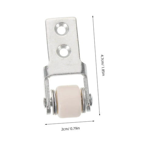 Six Pack Heavy Duty Nylon Sliding Door Rollers With Track Guide Built Tough Galvanized Brackets smooth nylon roller with metal bracket and dimensions