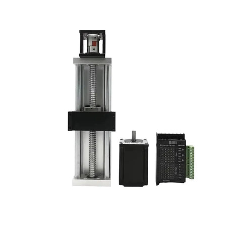 Beefy Electric Slide Table Kit With Nema23 Stepper Motor, 57mm Linear Guide Rails, SFU1605 1610 Ball Screw, X Y Z Axis Motion, Optical Axis Slide Stage, 250mm Travel