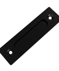 Sliding Barn Door Pull Handle Set With Flush Hardware In Rustic Black Powder Coat Finish Anti Rust And Heavy Duty Double Sided Design