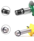 Top Shelf Six Piece Router Collet Adapter Kit For Woodworking Trimmers And Engraving Machines Featuring Slick Split Bushing Upgrades shown in detailed view.