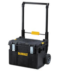 Rugged ToughSystem Tool Box With Pull Back Lid For Maximum Storage Non Detachable Lid Wide Grip Handle For Easy Push And Pull
