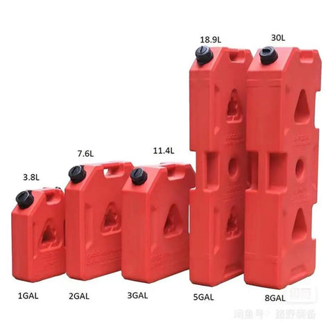 Multiple Spare Tire Mount Water Storage Tank Portable For All Vehicles 1 Gal Rugged PE Plastic UV Proof And Impact Resistant