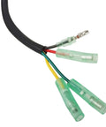 Outboard Pull Start Throttle Harness Kit With 10 Pin Cable And 16 Foot Wiring Harness for Remote Control Box close-up connectors