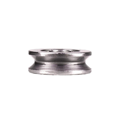 Slick High Carbon Steel V Groove Pulley Wheels Hella Durable Mini Bearings For Low Speed Projects 20 Piece Pack Of 3X12X4Mm Precision side view
