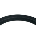 Top Shelf Heavy Duty Industrial V Belt Replacement 4L210 Oil And Static Resistant Black Drive Belt angle view showcasing round profile.