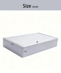 Side view of Grey Cardboard Shipping Boxes Pack Of 20 Lightweight Corrugated Mailer Boxes with dimensions L8xW5.5xH1.5 Inches.