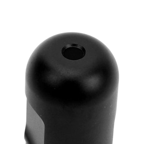 Black aluminum part of Diving Ear Equalization Training Tool With Three Balloons, Portable Pressure Balance Kit, close-up view