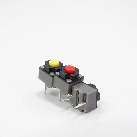 5Pcs Silent Mouse Micro Switches 6x6x7.3mm Square Buttons Lowkey Quiet Clicks For Gaming And Office 10 Million Clicks Durable Replacement