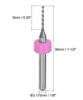 Micro PCB Drill Bit Set With One Eighth Inch Shank Solid Tungsten Carbide CNC Engraving Bits For Circuit Board Drilling