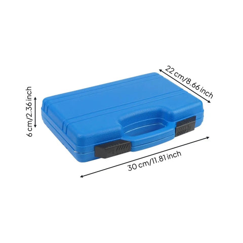 Badass Motorcycle Wheel Bearing Puller Tool Kit Removing Hydraulic Hub Bearings Includes Heavy Carbon Steel Long Threaded Rod Molded Case Keeps Tools Organized Installing Extracting Parts Smoothly Fixing Your Ride Without Stress No Hassle blue molded case 30x22x6 cm