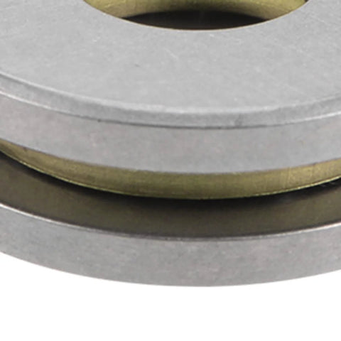 uxcell F8-22M thrust ball bearings, chrome steel, 8x22x7 mm, single direction, pack of 10