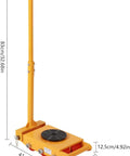 Heavy Duty Machinery Skates Built Tough For Seamless Warehouse Equipment Transport And Smooth Rolling Workshop Dollies with handle and rollers.