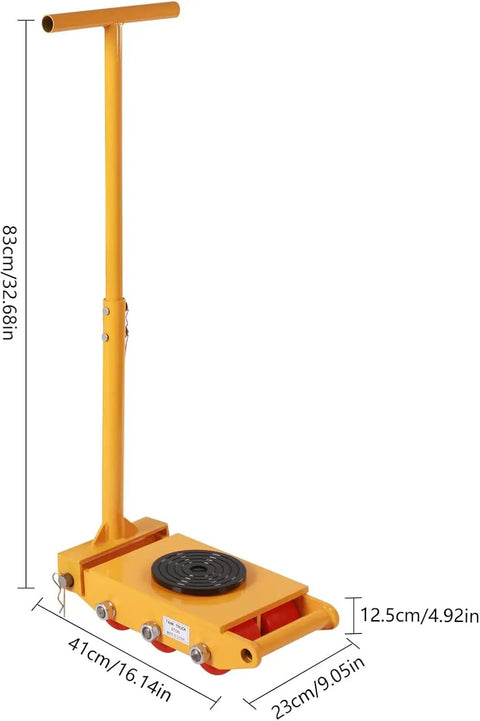 Heavy Duty Machinery Skates Built Tough For Seamless Warehouse Equipment Transport And Smooth Rolling Workshop Dollies with handle and rollers.