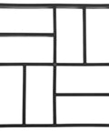 Plastic Path Maker Mold For Concrete Pavers 16.45 Inch Reusable Walkway Patio Driveway Mold Garden Path Paver For DIY Landscaping Projects