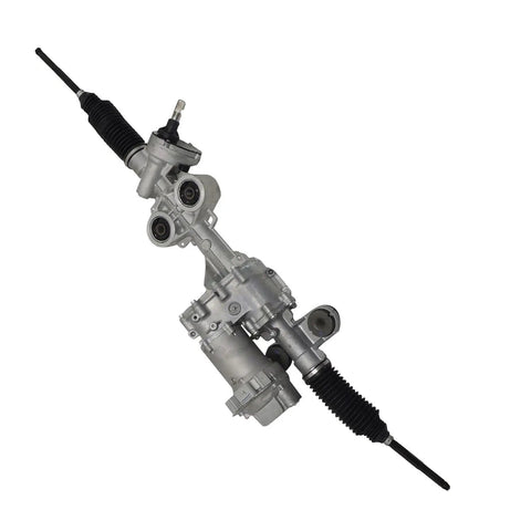 Heavy Duty Steering Rack And Pinion Assembly For 2014 2020 Chevy Silverado Gmc Sierra Tahoe Cadillac Escalade side view with rubber boots