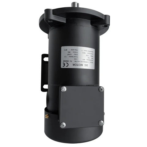 Beefy DC Motor One Quarter HP 56C Frame 90V 1750 RPM TEFC Permanent Magnet Dual Mount shown from side