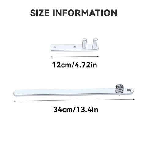 Heavy Duty Manual Tube Bender For One Quarter Inch Tubes And 1.5-6 mm Sheet Metal Pro Grade Pipe Bending Tool size diagram