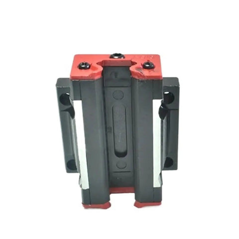 Smooth Ride 20mm Flange Linear Guide Rail Kit Featuring Four Knockout Hgw20Cc Sliders for DIY CNC with detailed red and black slider.