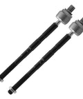 Front Tie Rod End Kit For Chevy Traverse GMC Acadia Saturn Outlook Buick Enclave 6pc Replacement, close-up of two tie rod ends