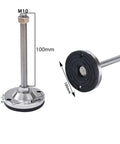 Beefed Up Heavy Duty Stainless Steel Leveling Feet 4 Pack For Workbenches Tables Machinery Shelves And Office Furniture Adjustable Height Anti Scratch Easy Install Durable Feet For Any Workspace, M10, 100mm