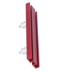 Planing Stop Kit With Pew Dog Positioning Clamp For Workbench Table Aluminum Alloy Construction, side view focus