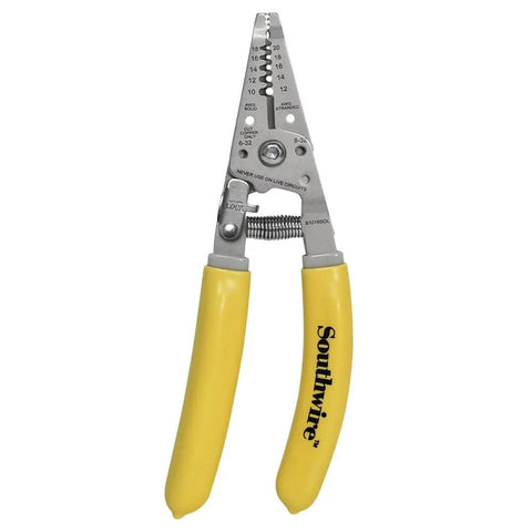 Ergonomic Wire Stripper For 10 To 18 AWG Solid And 12 To 20 AWG Stranded With Stainless Steel Blades For Clean Fast Stripping