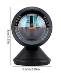 Straight Up Dead On Digital Slope Meter And Vehicle Tilt Gauge, 8cm height, black plastic, for pitch checks.