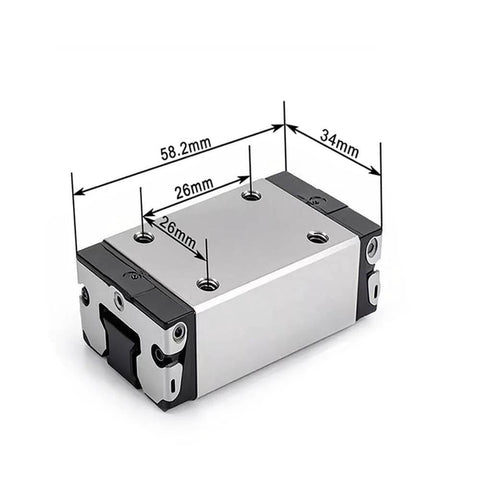 Single SNS ball-slider block 1pc R162212320 linear guide slide unit with dimensions