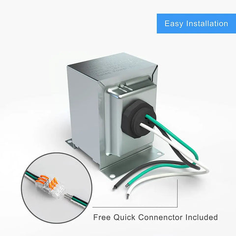 16V 30VA Hardwired Doorbell Transformer For Your Home Setup with free quick connector included for installation