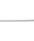 304 stainless steel compression spring, 2mm OD, 0.3mm wire, 40mm free length, silver