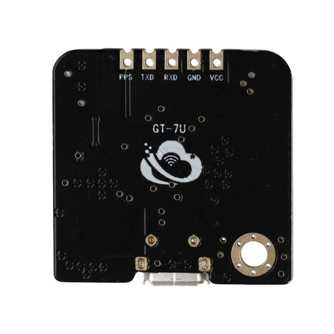 Back view of GT-U7 board from 2 Pack GPS Module With NEO 6M GPS Receiver For Arduino And Drone Microcontrollers, High Sensitivity Satellite Positioning
