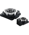 Rock Solid Hollow Rotary Turntable With Hella Smooth 360 Spin and Dead on Accuracy, Built Tough for Stepper Servo Motor Drives and Industrial Automation Jobs Requiring Badass Precision Every Single Shift, showcasing large and small turntables.