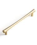 Champagne Bronze Cabinet Pulls Set, 6 Pack, 7.56 Inch Hole Center, Zinc Alloy Modern Warm Gold Drawer Handle Single View