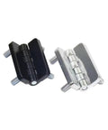 Heavy Duty Industrial Door Hinge With Stud Black For Cabinets And Furniture, Tough As Nails Butt Hinge in chrome-zinc alloy