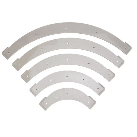 Pro Level Router Templates And Corner Radius Jigs Kit featuring five plastic radius guides for precise arc layouts R100 to R300.