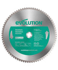 Pro Grade 14 Inch Aluminum Blade With 80 Carbide Teeth For Low RPM Metalworking 1 Inch Arbor 0.094 Inch Kerf 1600 RPM Compatible