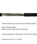 10 AWG Solar Panel Connector Extension Cable Compatible With MC4 To SAE Adapter PV Wire Tinned Copper Details