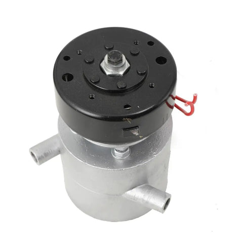 Three-Phase AC Hydro Generator With Three Inlet Portable Water Turbine, Micro Hydroelectric Power Setup For Off-Grid Living, Camping And Emergency Power, Delivers 1000W At 220V, showing cylindrical design and inlet ports.