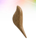 Straight Up Best Bird Shaped Resin Wall Hook With Wood Grain Finish For Coats And Hats Slick Wall Mounted Bedroom Organizer Smooth Edge Design Sweet Home Decor Plus Hassle Free Install, side view, smooth wood grain texture.