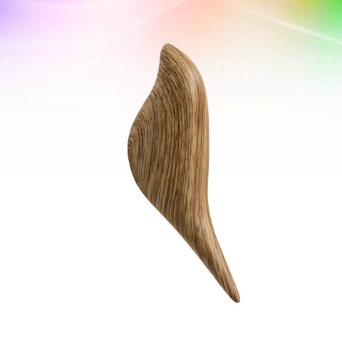 Straight Up Best Bird Shaped Resin Wall Hook With Wood Grain Finish For Coats And Hats Slick Wall Mounted Bedroom Organizer Smooth Edge Design Sweet Home Decor Plus Hassle Free Install, side view, smooth wood grain texture.