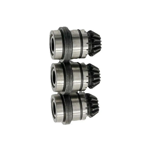 Bevel Wheel Complete 1821.061.019 For BXT2-19 Battery Powered Plastic Strapping Tool Direct Replacement Gear, Easy Install, Durable Spare Parts Kit For Fast, Reliable Strapping Performance. Three metal bevel wheels stacked vertically